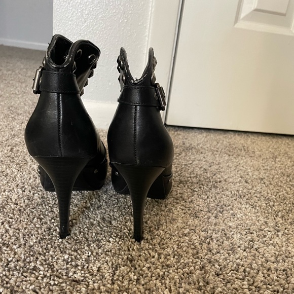 Cute bootie style pumps from BCBG with studs to give that “biker” chic look - Picture 4 of 5